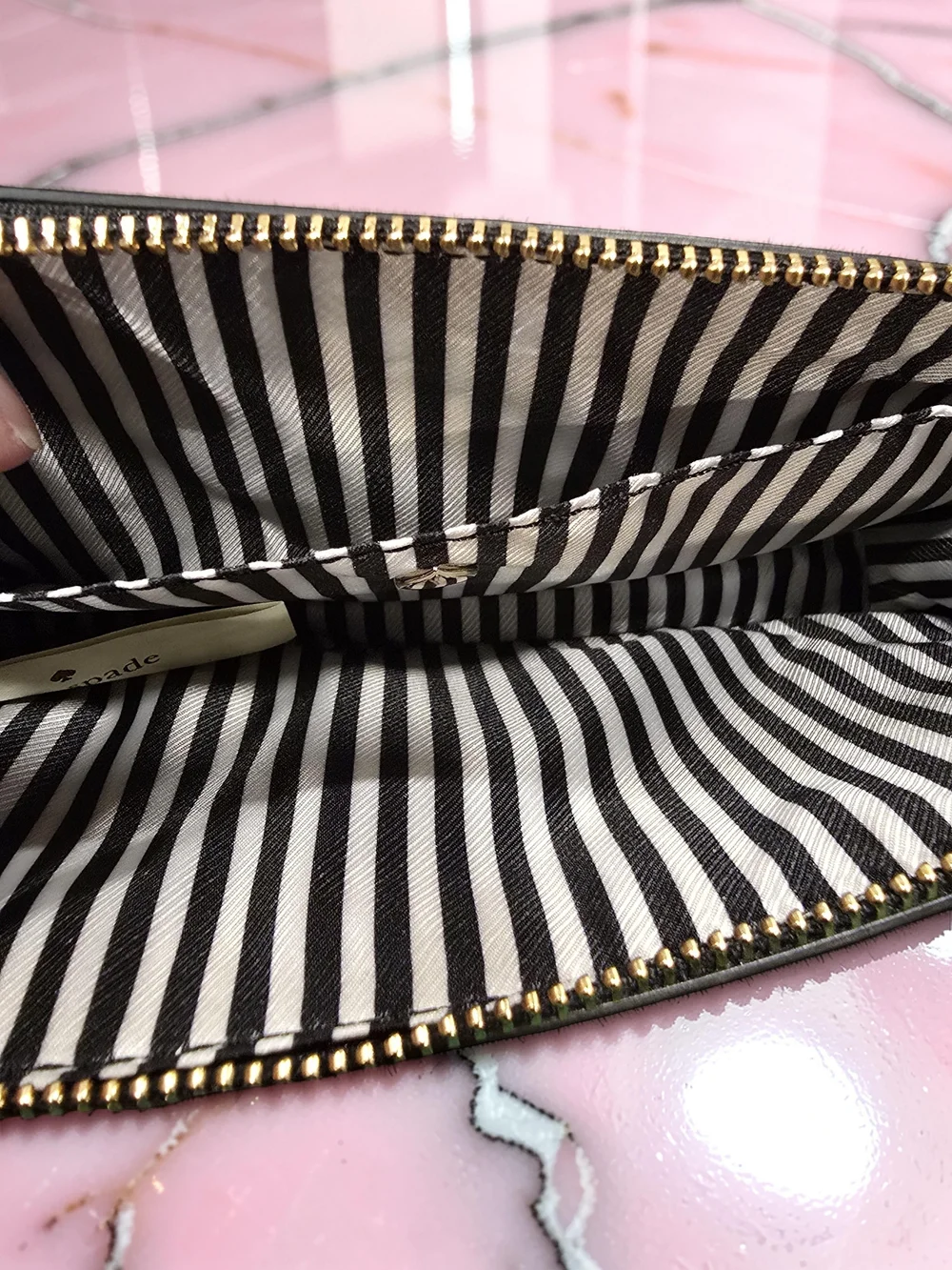Kate Spade New York Hartley Lane Leila Bejeweled Initial J Wristlet Wallet